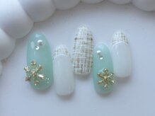 雪ネイル
