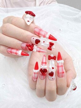 ナミネイルサロン(Nami Nail Salon)の写真/【アートやり放題/持ち込み/長さ出しが人気★】見るたびにキュンとする指先をお届けします♪