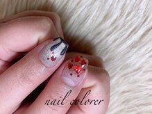 クロレ(colorer)/バレンタインネイル／ハートホロ