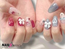 ネイリックス 栄ガスビル(NAILX)/マグネット×リボン