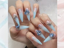 ピオミエルネイル 新宿(pio miel nail)/キラキラ氷ネイル