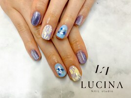 N-29 押し花うねうねネイル