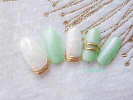 初回オフ込み￥7990リングネイル