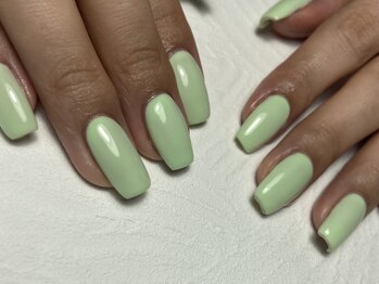 アロナ ネイルサロン アンド スクール(alona)/ミントなグリーン♪