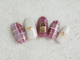 チェックネイル