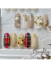 クリスマスネイル