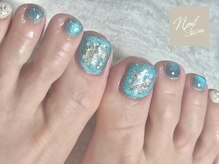 ネイルセッション(nail session)/ブルーマグネットフット☆