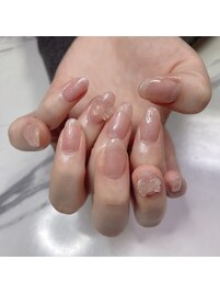 キラキラワンカラー