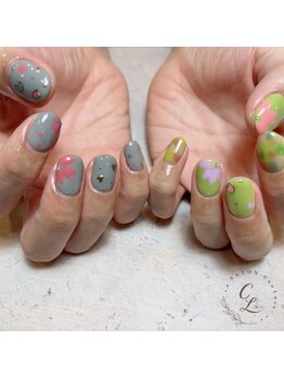 個性派 Spring nail♪
