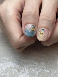 ラメグラデーション