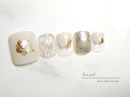 FOOT★オフホワイトデザイン*