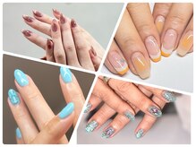 ファンプラスネイル 立川(fun plus nail)の雰囲気（人気のマグネット♪シンプルネイル♪クロスやレースネイル♪）