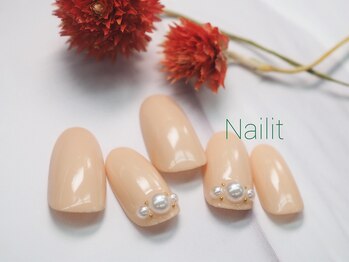 ネイリット 銀座(Nailit)/パールネイル ¥7800【¥8580】