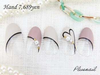 プラスネイル 銀座中央通り店(PLUS NAIL)/【814】定額7,689円バレンタイン