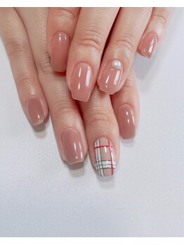 リジョイスヘア エン(REJOICE hair EN)/オフィスネイル～チェック～