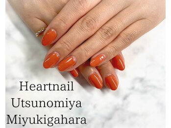 はあとねいる 宇都宮御幸ヶ原店/【通常】オレンジネイル