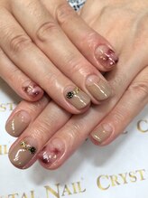 クリスタルネイル ゆめタウン博多店(CRYSTAL NAIL)/逆フレンチネイル