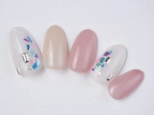 トータルビューティーアンドアズフローラ(Total Beauty & a`s Flora)/シアーピンク×シェルアート