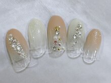 シェリーネイル(Cherie Nail)/冬のキラキラクリスマスネイル♪