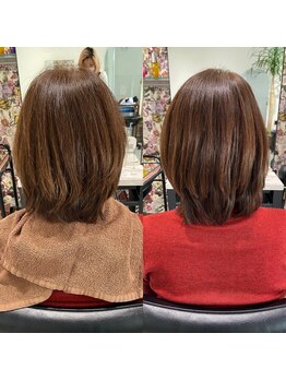 シュール センター南(SURREAL)/ヘッドスパ後のビフォーアフター