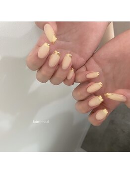 ゴールドフレンチネイル