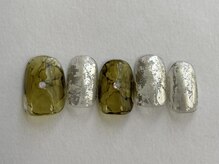 アオ 渋谷(ao.)/グリーンニュアンスネイル