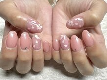 ジュリネイル(JULIE NAIL)/桜ホロネイル