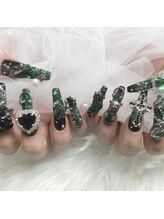 ネイルサロン ミュウ 池袋店(nailsalon Myuu)/ダーク/ゴテゴテ/ゴシック