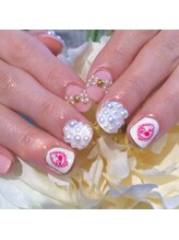 ネイルサロン レーヴ(NAIL SALON REVE)/バービードレスに合わせて