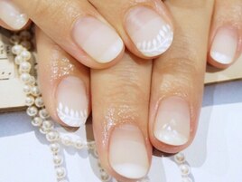 ボタニカルホワイトグラデ