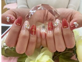 お上品Xmas☆giftネイル