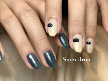 スノー ドロップ(Snow drop)/左右非対称