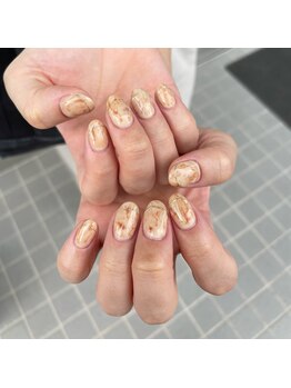 ミントリーフ バイ リート(Mint leaf by Reat)/カフェラテネイル