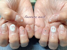 うさぎネイル ¥8000