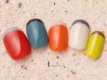 アイネイルズ 町田店(I nails)/カラフルフレンチネイル8980円