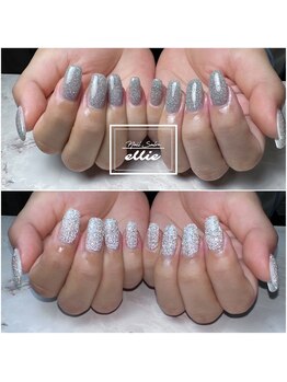 エリー(ellie)/シルバー フラッシュネイル