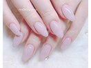 ＊ホワイトピンクネイル＊