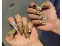 ザネクストキタホリエ(The Next...kitahorie)/ゴールド　ロング　長さだし　