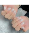 ラメポイントデザインネイル