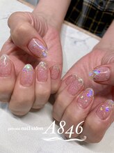 エーハチヨンロク(A846)/ワンカラーラメ