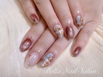ベラーネイルサロン(Bella Nail Salon)の写真/【駅チカ★お仕事やお買い物帰りにも◎】低価格で長さだしの可愛いネイルが楽しめます♪