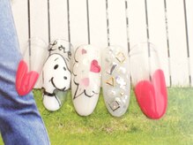 ネイルサロン ティディ(TIDY)/[メッセージ]キャラ&3D☆