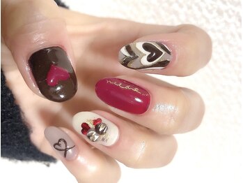 リーヴェ(Riebe)/バレンタインネイル