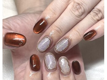 クラル 平塚店(CURAR)/マグネット秋ネイル