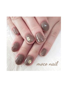 モコネイル(moco nail)/☆ワンカラー2本アート☆