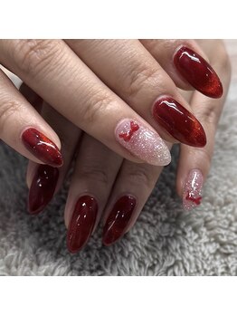 フラッシュ×マグネットネイル