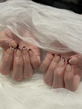 アース 新瑞橋店(HAIR & MAKE EARTH)/ボルドーフレンチ