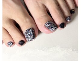 ツイードフットネイル