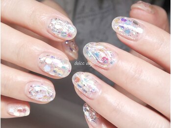 ドルチェ アージョ(dolce agio)/今夏人気のホログラムネイル