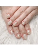 アートネイル ギャラリー(Art nail Gallery)/大人ベージュのニュアンスネイル